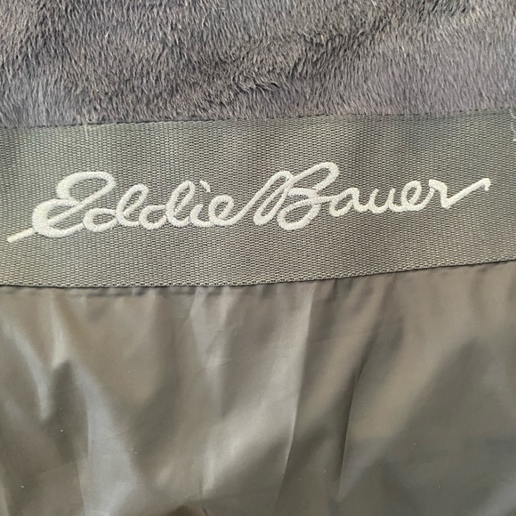 Eddie Bauer Sun Valley Down Parka Misty Rose Fur Trim Jacket Coat Puffer PinkEUC - Picture 9 of 9